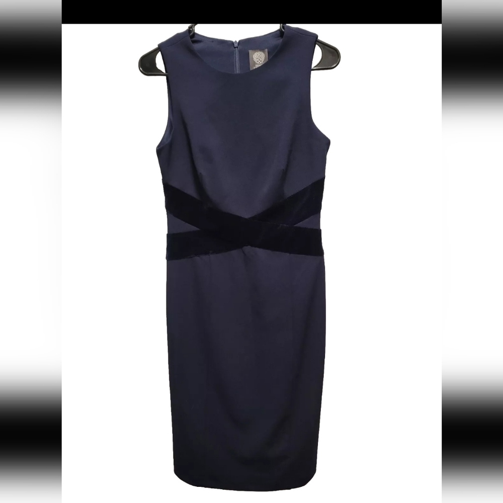 Vince Camuto Velvet Sheath Dress Size 6